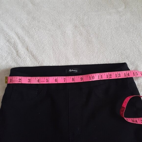 Reitmans Women's Size Medium Black Ponte Knit Modern Stretch Legging Pant - Picture 9 of 11